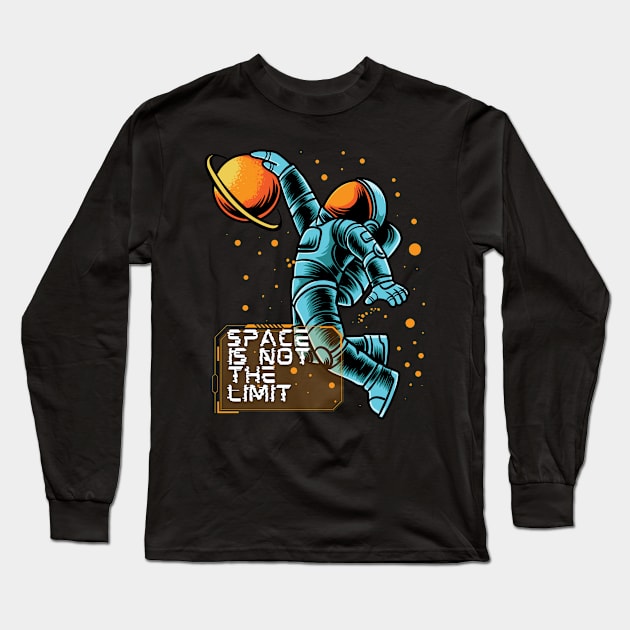 Space is not the limit Long Sleeve T-Shirt by BloomInOctober